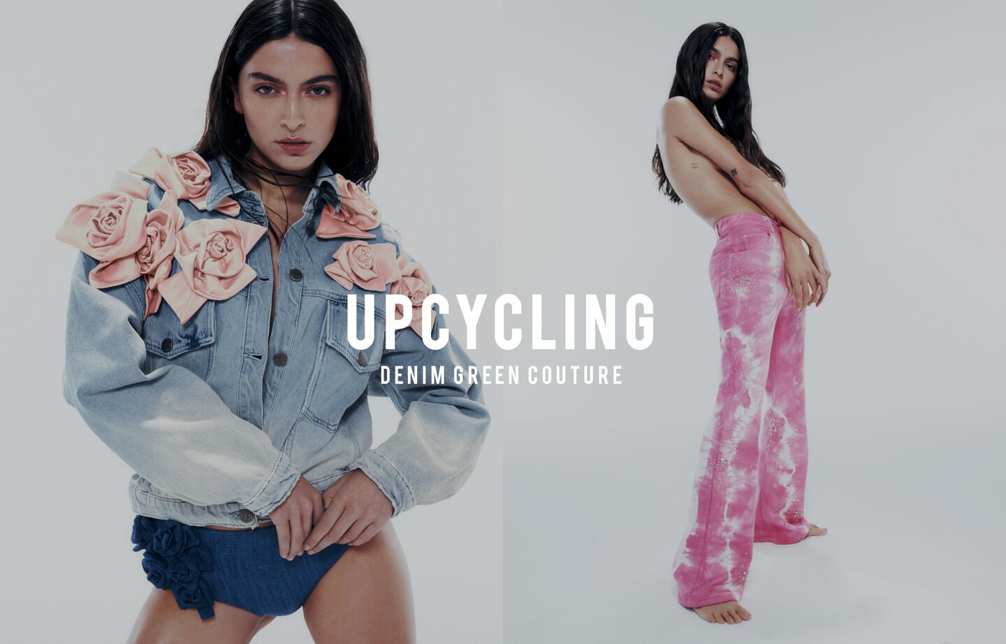 twinset denim upcycled capsule woman spring summer 2023