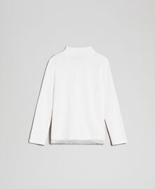 Jersey t-shirt with lace Off White Child FCN2D1-0S