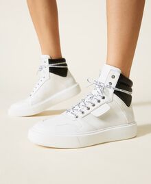 High top trainers with logo laces Lily Woman 222ACP052-0S
