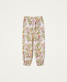 Pantalon avec imprimé paisley Imprimé Paisley Rose « Silver Pink » Femme 221LL2GGG-0S
