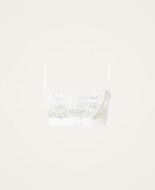 Soutien-gorge bandeau en dentelle Blanc Neige Femme 221LL6D11-0S