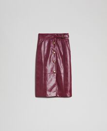 Faux leather midi skirt Red Velvet Woman 192TT203B-0S