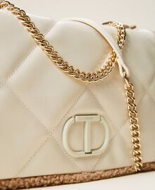 Small quilted shoulder bag Ivory Woman 212TD8081-04
