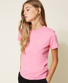 Regular MYFO t-shirt with logo "Sunrise" Pink Woman 222AQ2011-03