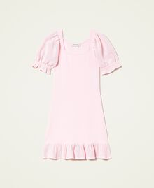 Dress with flounces Chalk Pink Child 221GJ3204-0S