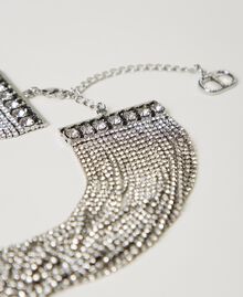 Multi-strand necklace with rhinestones Crystal Woman 231TA4200-02