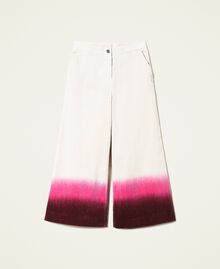Cropped tie-dye velvet trousers Multicolour Myrtle / Fuchsia Silk / Mother-of-Pearl Child 222GJ2290-0S