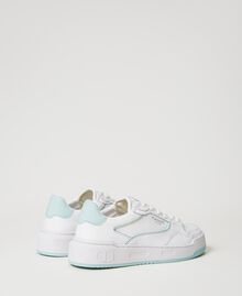 Trainers with contrasting trim Mousse Pink Woman 231TCP080-03