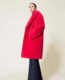 ‘Ruby’ coat with pockets Purple Berry Woman 212AP219A-03