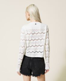 Fitted knit cardigan Black Woman 221AT3111-04
