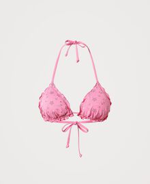 Triángulo de baño en bordado suizo Rosa «Fucsia Pink» Mujer 211LMMB22-0S