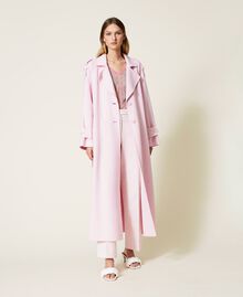 Ribbed jumper with bandanna print "Bouquet” Pink Bandanna Print Woman 221TP3391-0T
