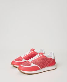 Trainers with lace inserts Azalea Pink Woman 231TCP040-02