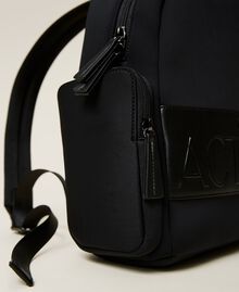 Scuba backpack with logo Black Woman 212AO8091-05