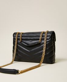 'Dreamy' leather shoulder bag Black Woman 222TB7411-03