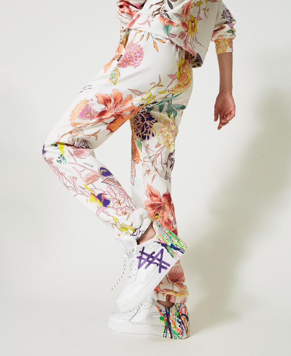 MYFO Joggers with floral print Woman, Patterned | TWINSET Milano