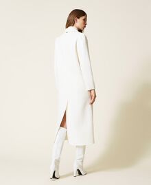 Doubled wool blend long coat White Snow Woman 222TP2051-04