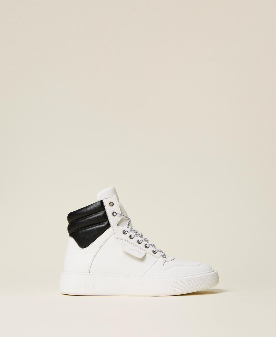 High top trainers with logo laces Lily Woman 222ACP052-03