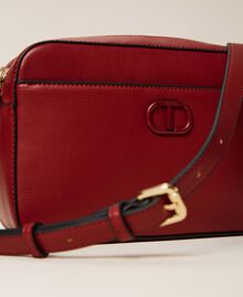 Shoulder bag with pocket "Geranium" Red Woman 212TB7067-05