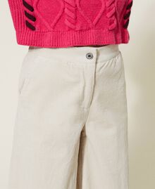 Cropped tie-dye velvet trousers Multicolour Myrtle / Fuchsia Silk / Mother-of-Pearl Child 222GJ2290-04
