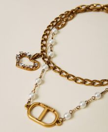 Collar de cadena con colgantes Oro «Latón envejecido Cobrizo» Mujer 222TA4012-02
