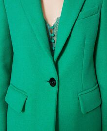 Wool blend coat "Peppermint” Green Woman 222TP2060-05