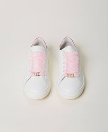 Trainers with tulle laces White Child 231GCJ154-04