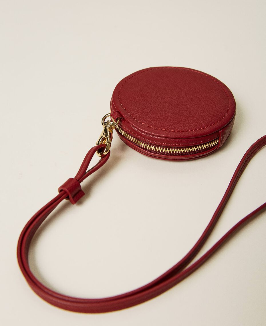 Coin purse with logo Cherry Red Woman 212TD8181-03