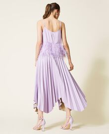 Jupe mi-longue plissée Violet « Pastel Lilac » Femme 221AT2173-04
