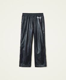 Trousers with logo and buttons Black Child 212GJ248D-0S