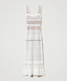 Midi lace stitch dress White Snow Woman 231TP3166-0S
