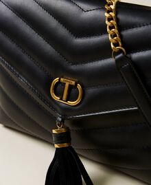 'Dreamy' leather shoulder bag Black Woman 222TB7411-04