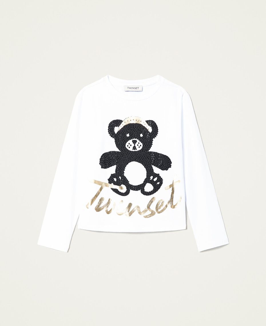Printed t-shirt with studs Off White Child 222GJ2386-0S