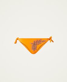 Tanga de bikini con bordado Melón Mujer 221LBMG88-0S