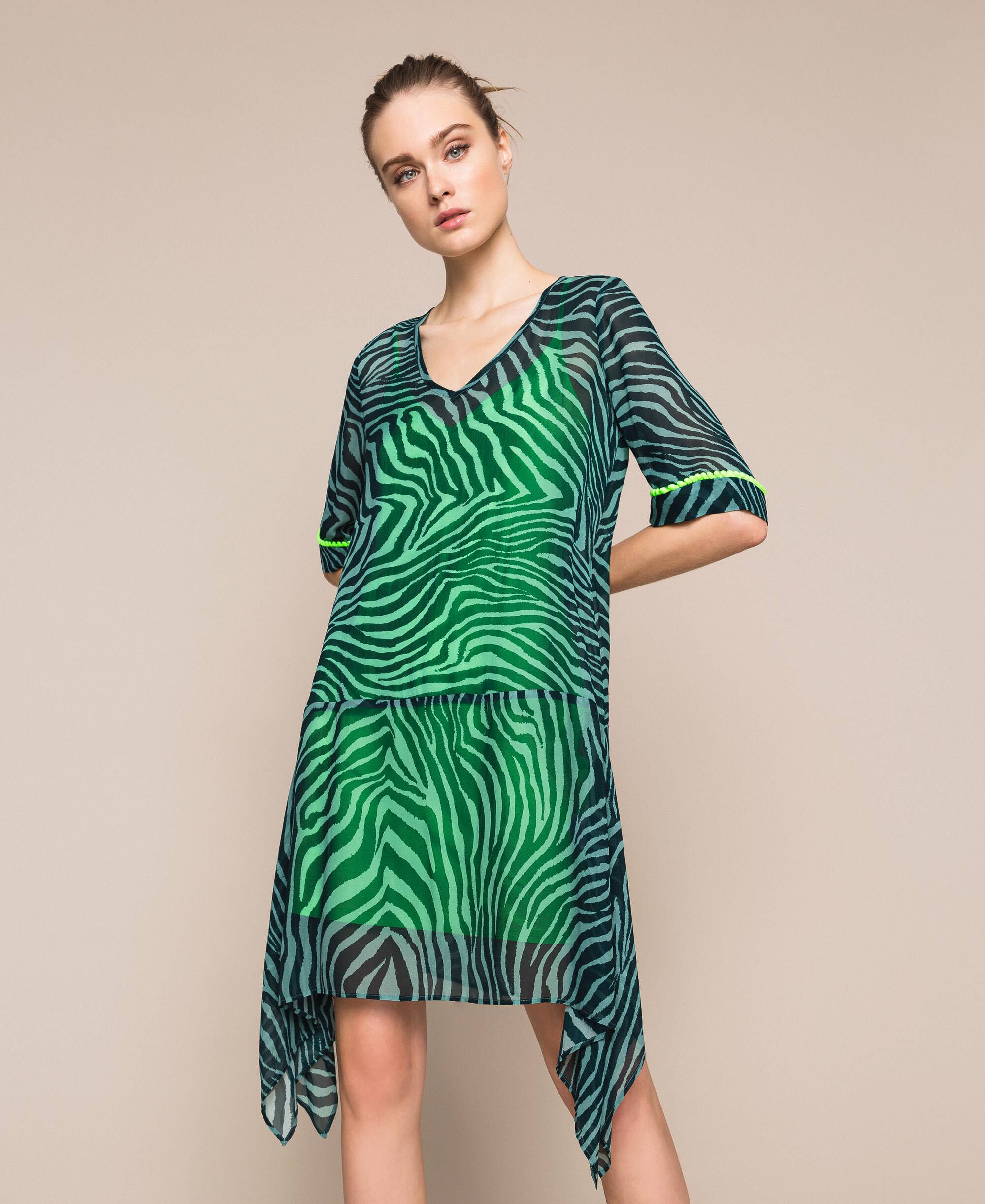 Green Zebra Dress Sale, 56% OFF | lagence.tv