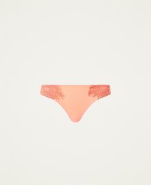 Culotte brésilienne de bain avec dentelle macramé Rose « Peach Fruit » Femme 221LMMK77-0S