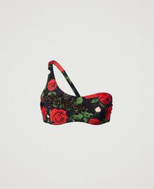Soutien-gorge de bain bandeau avec imprimé et broderie Imprimé Petites Roses Femme 231LBMF11-0S