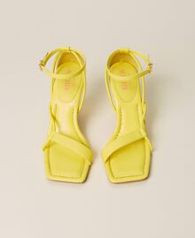 Sandales montantes avec lanières Noir Femme 221ACT10J-05