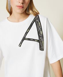 T-shirt with embroidered logo Mother Of Pearl Woman 212AT2370-05