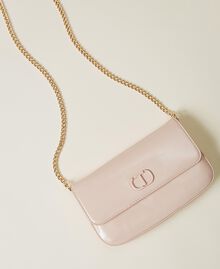 Shoulder bag with tonal logo "Sugar Nude” Pink Woman 222TB709C-03