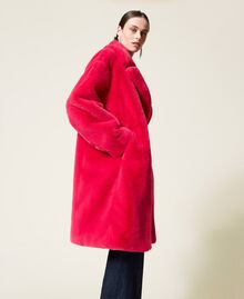 ‘Ruby’ coat with pockets Purple Berry Woman 212AP219A-02