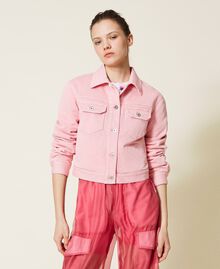 Bull jacket with logo lining "Hot Pink" Woman 221AT2360-06