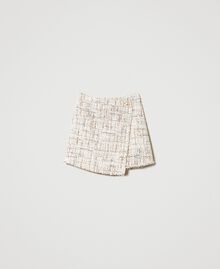 Bouclé miniskirt with sequins Soft Bouclé Woman 231AP2472-0S