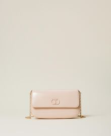 Shoulder bag with tonal logo "Sugar Nude” Pink Woman 222TB709C-01
