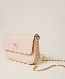Shoulder bag with tonal logo "Sugar Nude” Pink Woman 222TB709C-02