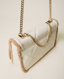 Small quilted shoulder bag Ivory Woman 212TD8081-03