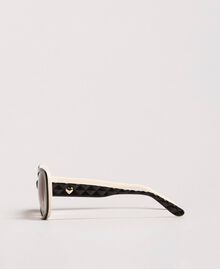 Gafas de sol de ojo de gato Negro Mujer 999TZ4010-02