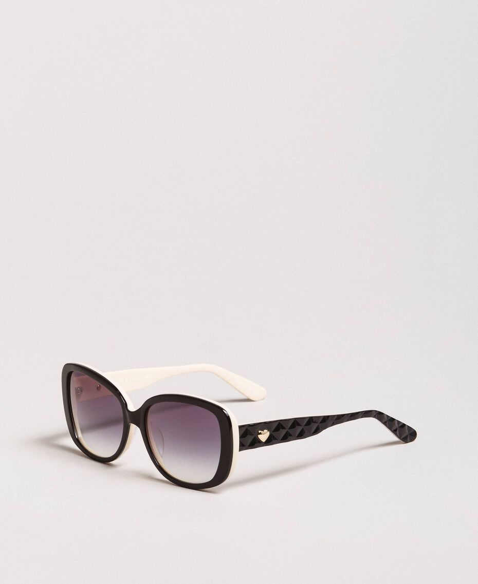 Cat-eye sunglasses Black Woman 999TZ4010-01