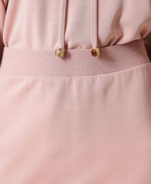 Sweat-shirt avec capuche et jupe en scuba Rose « Silver Pink » Femme 221LL2700-06