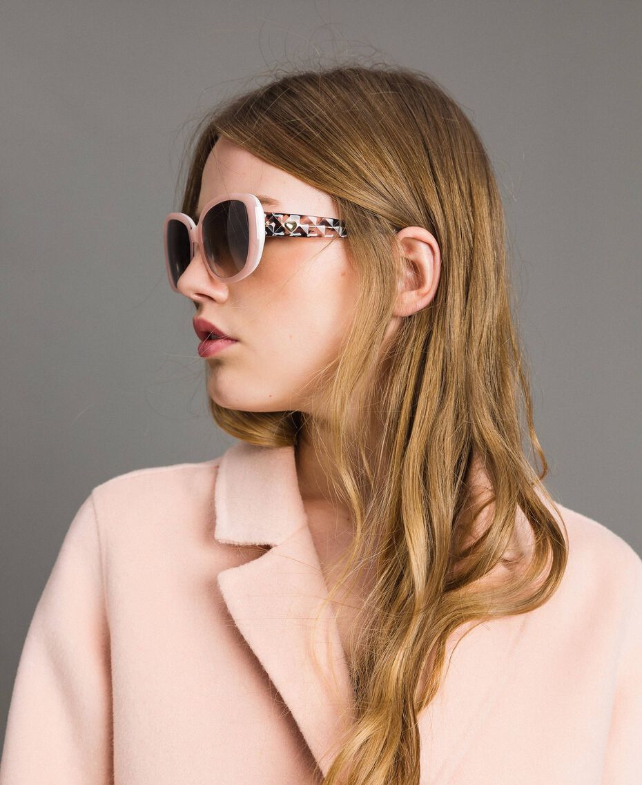 Cat-eye sunglasses Bud Pink Woman 999TZ4010-0S